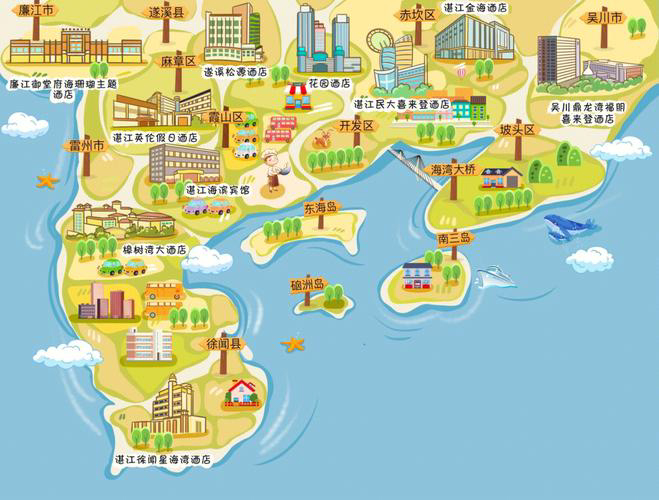 东川手绘地图旅游的艺术指南
