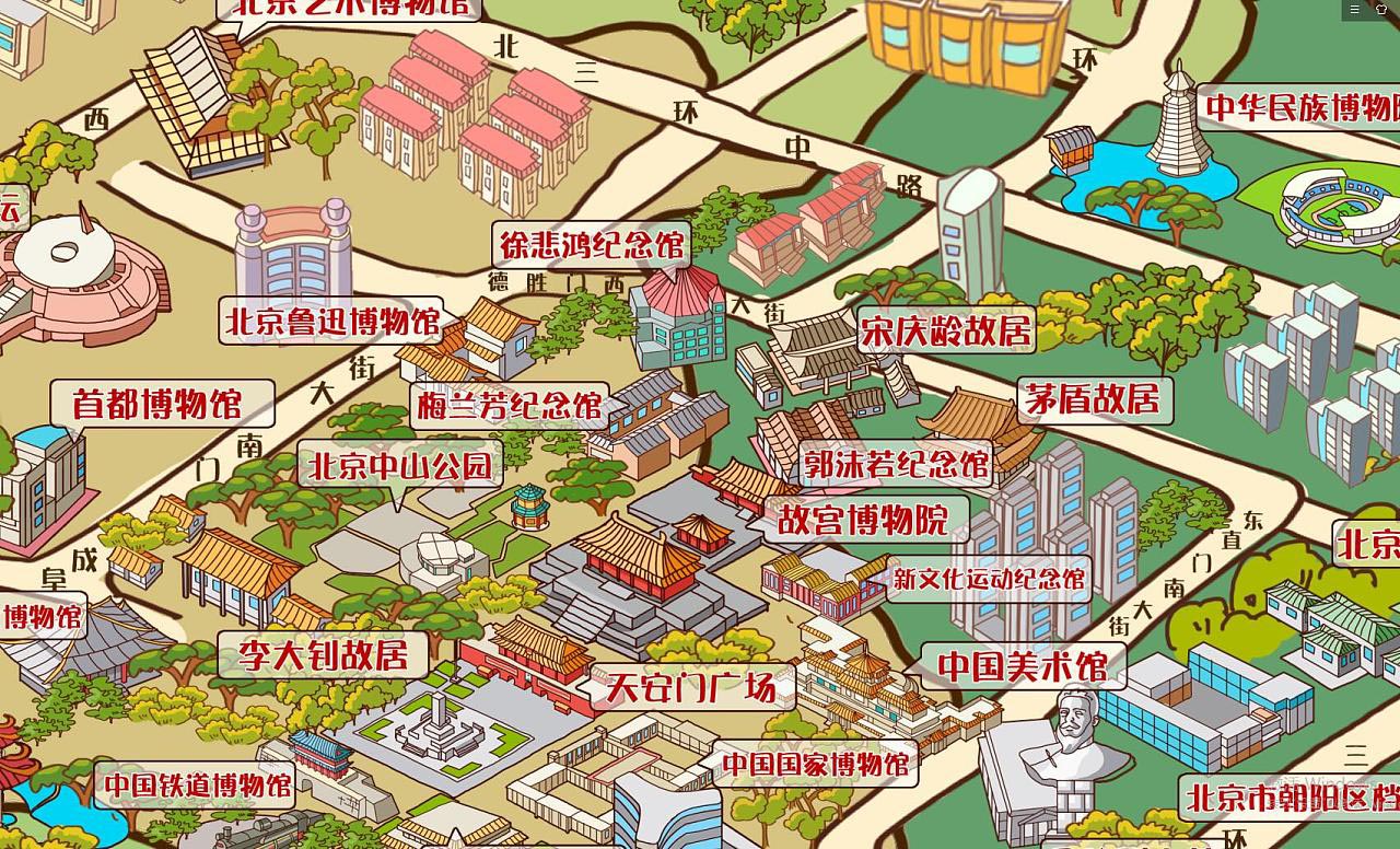 东川手绘地图景区的文化印记
